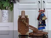 Louis Vuitton Side Trunk MM Tan 23.5x16x8.5cm - Unahubs - 4