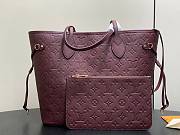 Louis Vuitton Neverfull MM Burgundy 47x28x14cm - 1