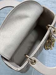 Dior Small Lady My ABCDior Bag Desert Taupe 20x18x8cm - 5