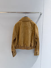 Chanel Blouson Suede Calfskin Fango Beige - 4