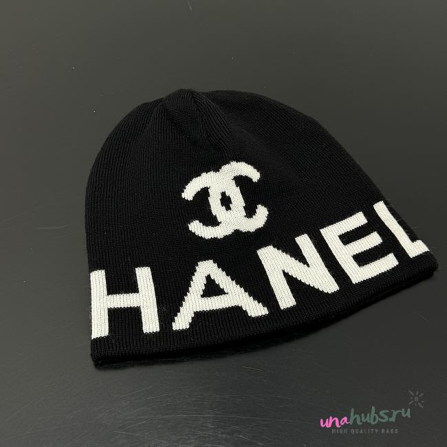 Chanel Black Beanie - 1