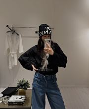 Chanel Black Beanie - 4