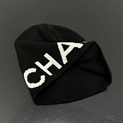 Chanel Black Beanie - 3
