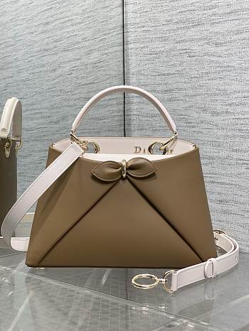 Dior Cigale Bag in caramel 28x18x8cm