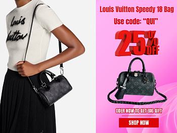 Louis Vuitton Speedy 18 Bag - 18.5×12.5×10.5cm
